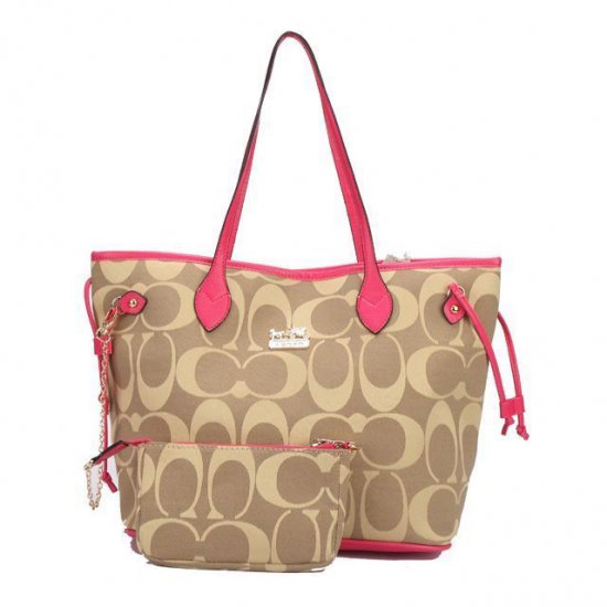 Coach Legacy In Monogram Medium Khaki Totes DCI - Click Image to Close